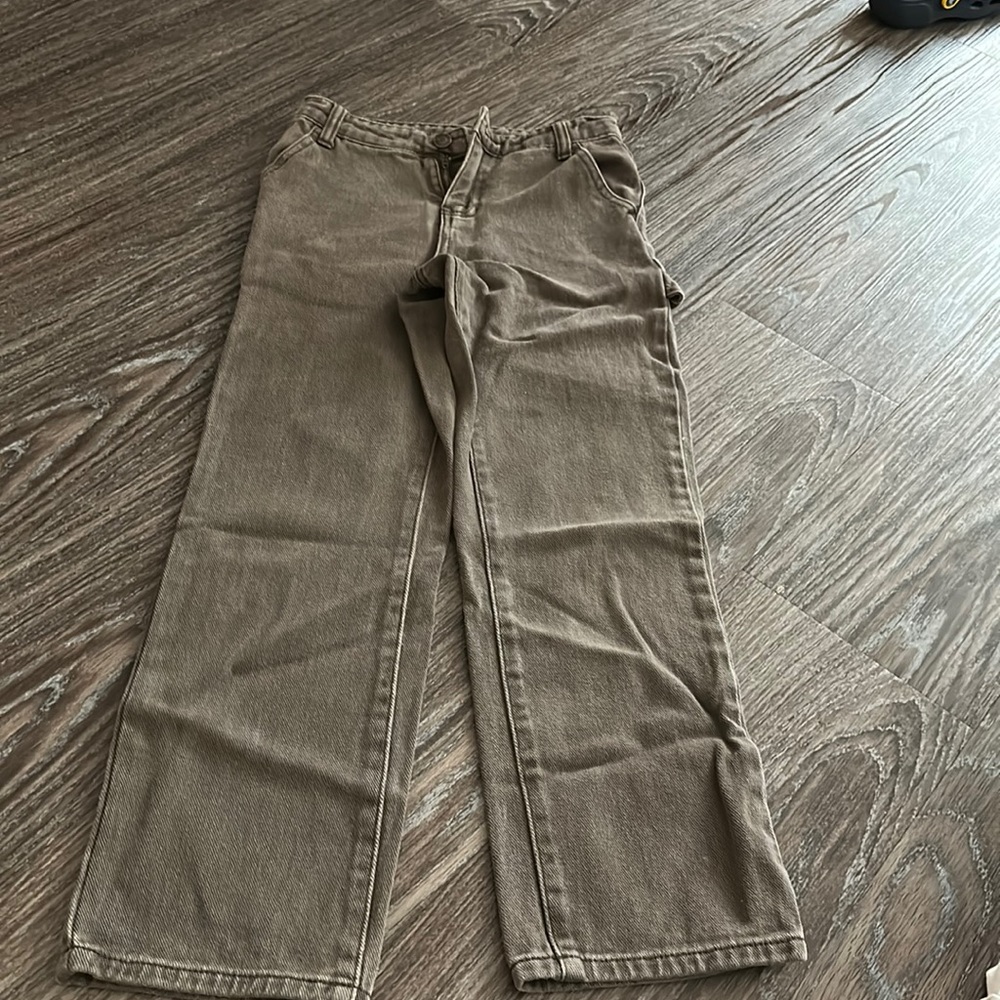 RSQ  Girls brown Carpenter pants.